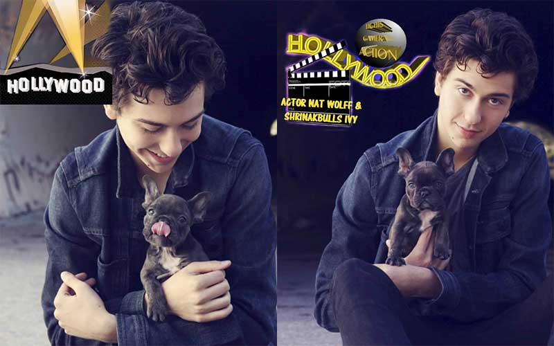 Actor Nat Wolff may star with megastar Selena Gomez in the new film "Behaving Badly," but he fell head-over-heels in love with Shrinkabull's Blue Ivy!
