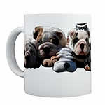 English Bulldog cups